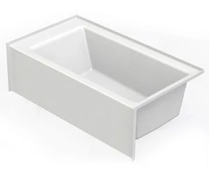 New ✨ Aquatic Industries Everyday 60 x 37-1/4 in. Soaker Alcove Bathtub with Right Drain in White ❤️ 3 New ✨ Aquatic Industries Everyday 60 x 37-1/4 in. Soaker Alcove Bathtub with Right Drain in White ❤️