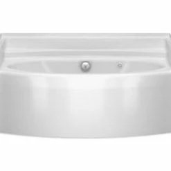 Cheap 🧨 Aquatic Industries Everyday 60 x 35-1/4 in. Soaker Alcove Bathtub Center Drain in White ✨