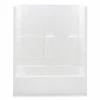 Best Pirce 🎁 Aquatic Industries Everyday 60 x 30 in. Right-Hand 3-Piece Tub and Shower in White 🤩 -Aquatic Industries Shop Query 120