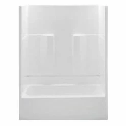 Promo 😍 Aquatic Industries Everyday 31-1/4x 60 in. Tub and Shower with Left Hand Drain in White 🧨