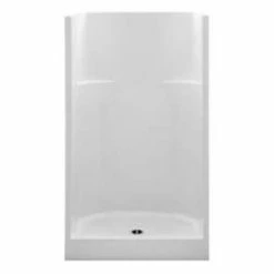 Outlet 🔔 Aquatic Industries Everyday 35-1/4 x 42 x 73-1/4 in. Alcove Shower Unit in White 🎉