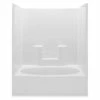 Wholesale ❤️ Aquatic Industries Everyday 60 x 37-1/4 in. Tub & Shower Unit with Right Drain in White 🧨 -Aquatic Industries Shop Query 139