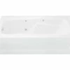Hot Sale ✨ Aquatic Industries Everyday 72 x 37-1/4 in. Soaker Alcove Bathtub Left Drain in White 🛒 -Aquatic Industries Shop Query 147