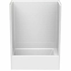 Cheapest ⭐ Aquatic Industries Everyday 60 x 33-1/4 in. Tub & Shower Unit with Right Drain in White 🌟