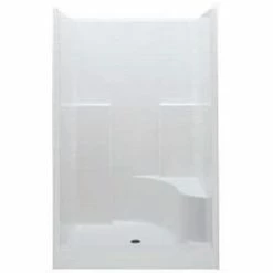 Best Pirce 😉 Aquatic Industries Everyday 35 x 60 x 76 in. Alcove Shower Unit in White 🛒