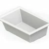 Cheapest ❤️ Aquatic Industries Everyday 60 x 42 in. Soaker Drop-In Bathtub with Universal Drain in White ✨ -Aquatic Industries Shop Query 154