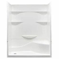 Best reviews of 🥰 Aquatic Industries Remodeline Sectionals 30 x 60 x 76 in. Alcove Shower Unit in White 🎁