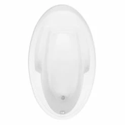 Hot Sale ⌛ Aquatic Industries Builder's Choice 66 x 41-1/4 in. Soaker Drop-In Bathtub with Universal Drain in White 🔥