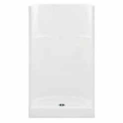 New 🤩 Aquatic Industries Everyday 33-1/4 x 32 x 73-1/4 in. Alcove Shower Unit in White 💯