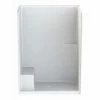 New ❤️ Aquatic Industries Everyday 34 x 60 x 81-1/4 in. Alcove Shower Unit in White 🎁 2 New ❤️ Aquatic Industries Everyday 34 x 60 x 81-1/4 in. Alcove Shower Unit in White 🎁 -Aquatic Industries Shop Query 21