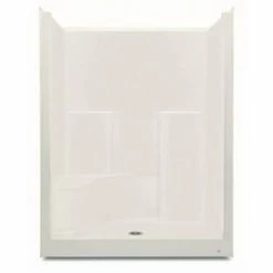 Wholesale 💯 Aquatic Industries Everyday 60 x 36 in. Right Hand Shower Seat in Biscuit ⌛