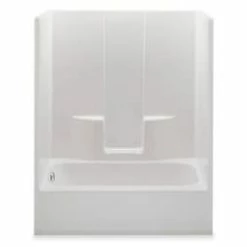 Cheap 😉 Aquatic Industries Everyday 60 x 36 in. Left-Hand Tub and Shower in White 😀