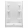 Flash Sale 🤩 Aquatic Industries 34 x 48 x 76 in. Alcove Shower Unit in White 🔔 -Aquatic Industries Shop Query 260