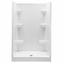 Flash Sale 🤩 Aquatic Industries 34 x 48 x 76 in. Alcove Shower Unit in White 🔔
