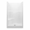 Best reviews of ❤️ Aquatic Industries Everyday 37-1/4 x 48 x 77-1/4 in. Alcove Shower Unit in White ⭐ -Aquatic Industries Shop Query 261