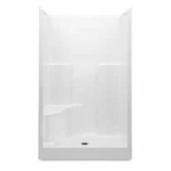 Best reviews of ❤️ Aquatic Industries Everyday 37-1/4 x 48 x 77-1/4 in. Alcove Shower Unit in White ⭐