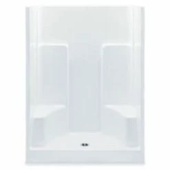 New ⌛ Aquatic Industries Everyday 36-1/4 x 60 x 76-1/4 in. Alcove Shower Unit in White 🎁