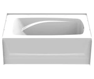 Cheapest ⌛ Aquatic Industries Everyday 60 x 36 in. Soaker Alcove Bathtub with Right Drain in White 🧨 3 Cheapest ⌛ Aquatic Industries Everyday 60 x 36 in. Soaker Alcove Bathtub with Right Drain in White 🧨