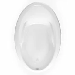 Cheapest 👏 Aquatic Industries Starla 57 x 38 in. Soaker Drop-In Bathtub with Universal Drain in White 💯