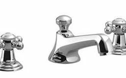 Best Pirce 👍 Dornbracht USA Madison Flair Double Lever Handle Deckmount Bathroom Sink Faucet Mixer in Polished Chrome 😀