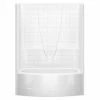 Cheapest ⌛ Aquatic Industries Everyday 60 x 31-1/4 in. Tub & Shower Unit with Right Drain in White ❤️ -Aquatic Industries Shop Query 332