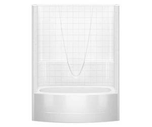 Cheapest ⌛ Aquatic Industries Everyday 60 x 31-1/4 in. Tub & Shower Unit with Right Drain in White ❤️ 3 Cheapest ⌛ Aquatic Industries Everyday 60 x 31-1/4 in. Tub & Shower Unit with Right Drain in White ❤️