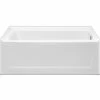 Wholesale 😀 Aquatic Industries Derby 60 x 32 in. Whirlpool Drop-In Bathtub with Universal Drain in White 🥰 -Aquatic Industries Shop Query 339