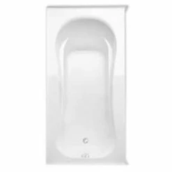 Best Sale 🧨 Aquatic Industries Vecelli 72 x 37-1/4 in. Soaker Alcove Bathtub with Right Drain in White 👍