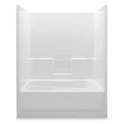Best deal 🎉 Aquatic Industries Everyday 42 x 60 in. Tub and Shower with Right Hand Drain in White ✨
