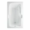 Outlet 💯 Aquatic Industries Builder's Choice 60 x 36 in. Soaker Drop-In Bathtub with Universal Drain in White 👍 -Aquatic Industries Shop Query 365