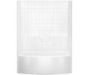 Best Sale 🥰 Aquatic Industries Everyday 60 x 60 in. Tub and Shower with Right Hand Drain in White 🔔 3 Best Sale 🥰 Aquatic Industries Everyday 60 x 60 in. Tub and Shower with Right Hand Drain in White 🔔