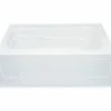 Hot Sale ⌛ Aquatic Industries Everyday 60 x 36 in. Right-Hand Alcove Bath Tub in White 🔥 -Aquatic Industries Shop Query 406