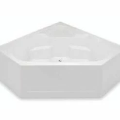 Hot Sale 😍 Aquatic Industries Everyday 60 in. Corner Bathtub in White 🌟