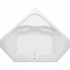 New 🧨 Aquatic Industries Everyday 60 x 28 in. Soaker Corner Bathtub Only in White 🎉