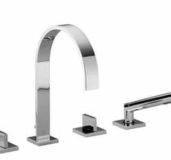 Discount 🌟 Dornbracht USA MEM Two Handle Roman Tub Faucet in Polished Chrome 💯