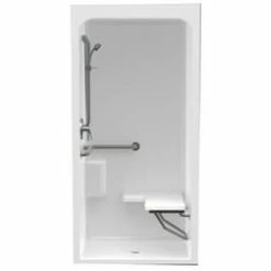 Promo 🤩 Aquatic Industries FreedomLine 36 x 36 in. ADA Shower in White 🥰