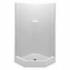 Coupon 🔔 Aquatic Industries Everyday 38 x 38 in. Tile Corner Shower in White 😍 -Aquatic Industries Shop Query 453