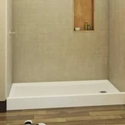 Hot Sale 👍 Aquatic Industries Veritek Pro™ 60 X 30 in. Shower Base with Right Drain in White ❤️ -Aquatic Industries Shop Query 460