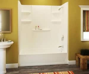 Deals 😍 Aquatic Industries 8 x 60 x 62 in. Back Shower Wall in White 🔔 4 Deals 😍 Aquatic Industries 8 x 60 x 62 in. Back Shower Wall in White 🔔 - Image 2