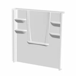 Promo π Aquatic Industries Veritek Proβ’ 60 x 62 Tub and Shower Wall in White β€οΈ