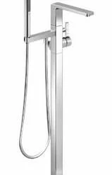 Discount 💯 Dornbracht USA Lulu Single Handle Lever Floor Mount Filler in Platinum Matte 🔥