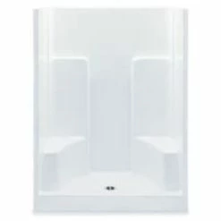 Cheap 🤩 Aquatic Industries Everyday 36-1/4 x 60 x 73-1/4 in. Alcove Shower Unit in White 😀