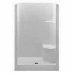 Hot Sale ✨ Aquatic Industries Everyday 34-3/4 x 48 x 76 in. Alcove Shower Unit in White 🛒