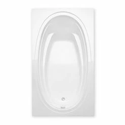 Best deal 😀 Aquatic Industries Elements 60 x 42 in. Soaker Drop-In Bathtub with Universal Drain in White ✨