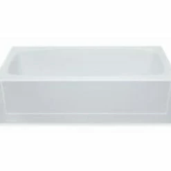 Hot Sale 🌟 Aquatic Industries Everyday 60 x 31-1/4 in. Soaker Alcove Bathtub Right Drain in White ⭐