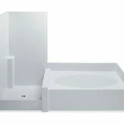 Best Pirce ✔️ Aquatic Industries Darsey 102 x 27-1/2 in. Left-Hand 2-Piece Tub and Shower Combination in White 👍
