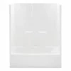 Buy 👍 Aquatic Industries Everyday 60 x 30 x 73-1/4 in. Left-Hand Tub and Shower in White 🎁 -Aquatic Industries Shop Query 89