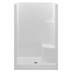 Wholesale ✔️ Aquatic Industries Everyday 34-3/4 x 48 x 79-1/4 in. Alcove Shower Unit in White 🔔