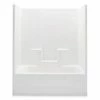 Cheapest 👍 Aquatic Industries Everyday 60 x 33-1/4 in. Tub & Shower Unit with Left Drain in White 🥰 -Aquatic Industries Shop Query 96